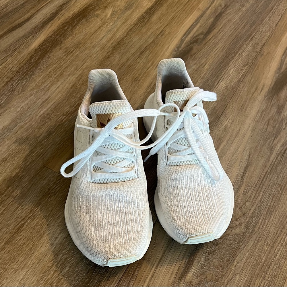White adidas walking / training shoe